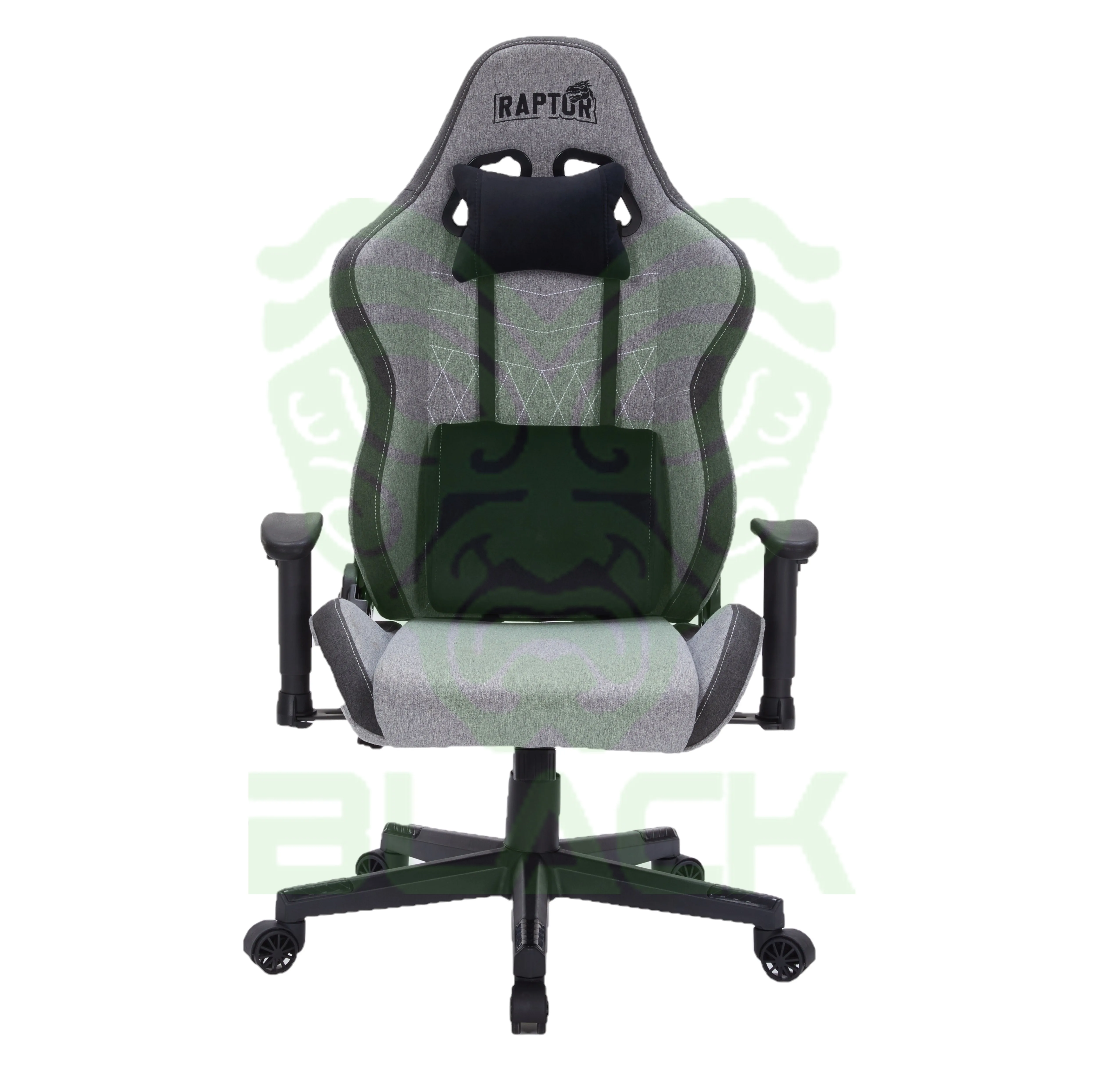 SILLA GAMER RAPTOR THRONE R1 TELA GRIS