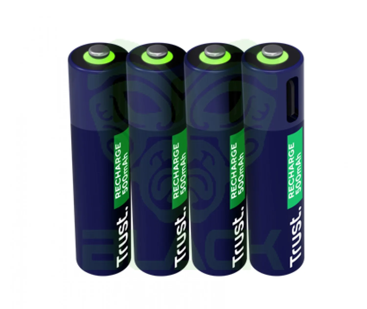PILAS AAA RECARGABLES USB-C TRUST X4