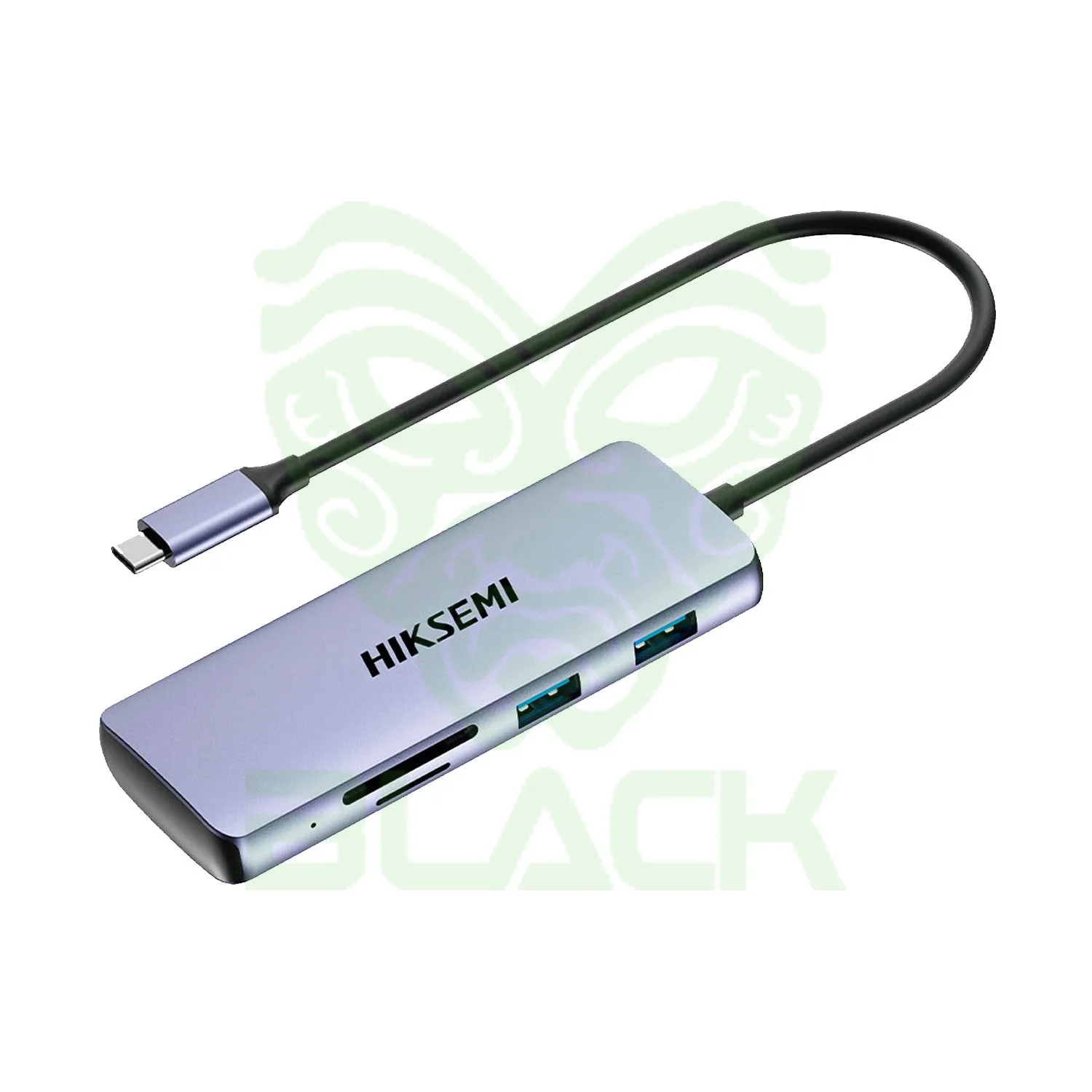 ADAPTADOR HUB HIKSEMI MULTIFUNCION TIPO C 8 EN 1 DS8