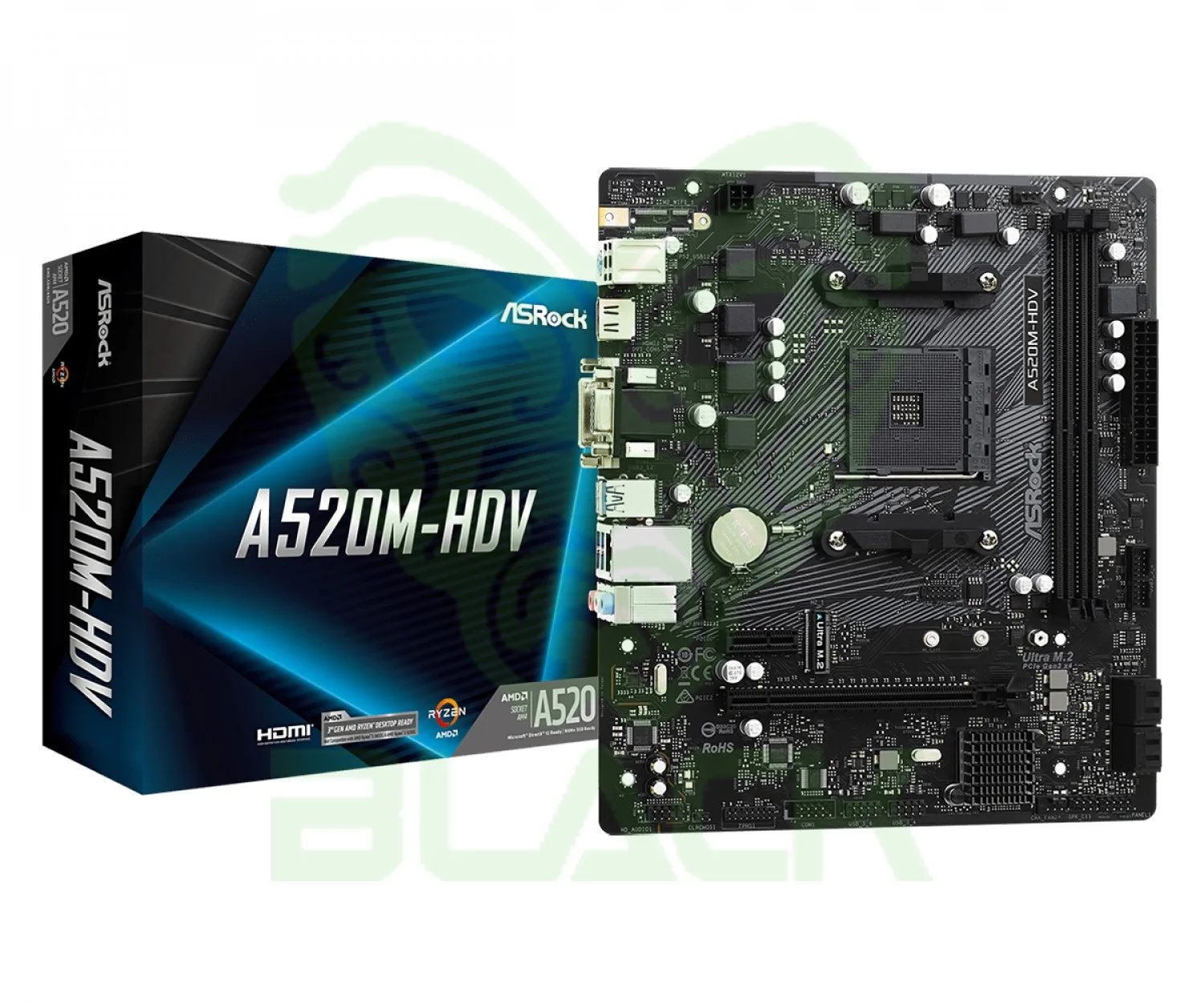 MOTHER ASROCK (AM4) A520M-HDV