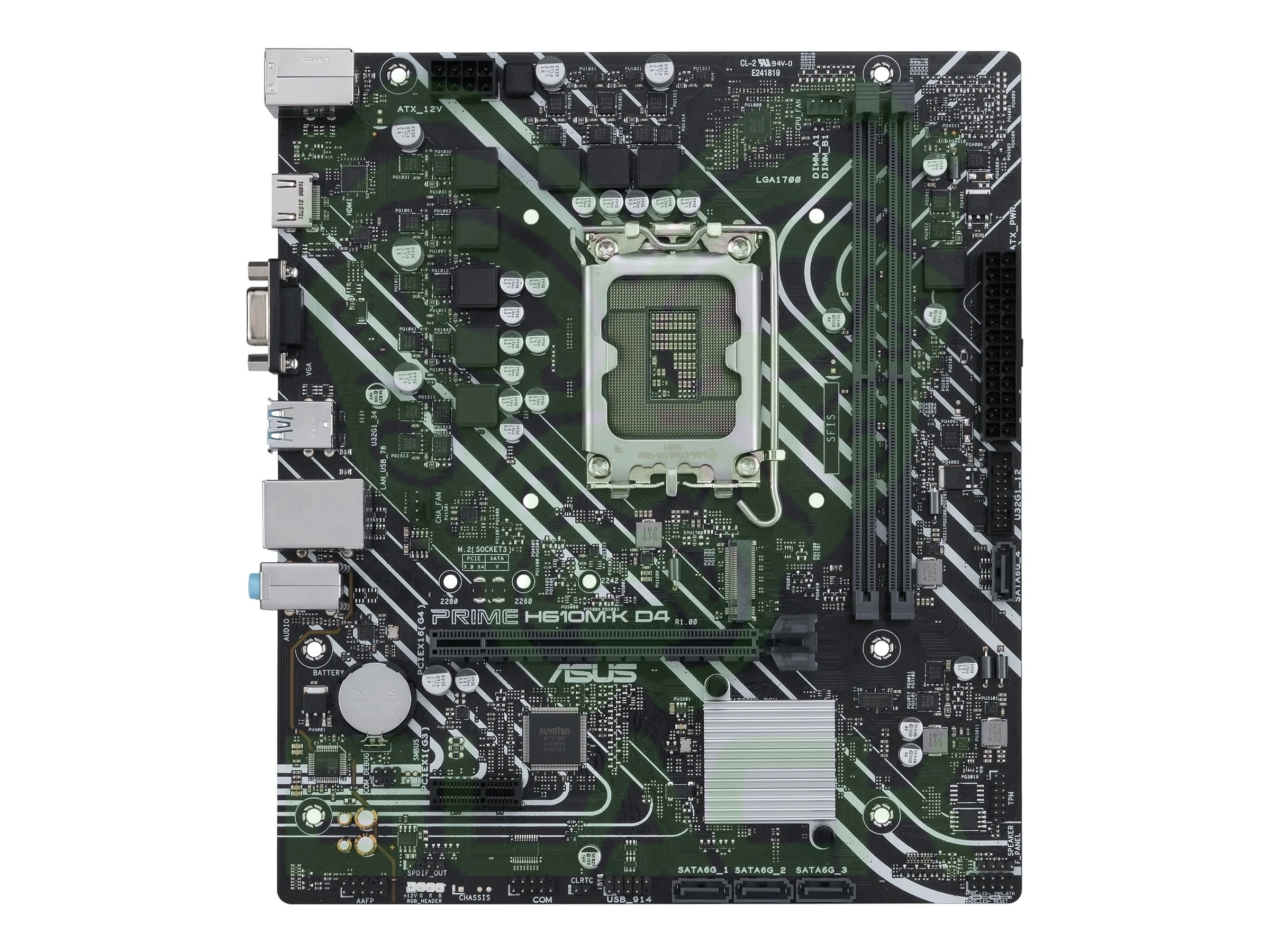 MOTHER ASUS PRIME H610M-K D4 DDR4 MATX LGA1700 90MB1A10-M0EAY0