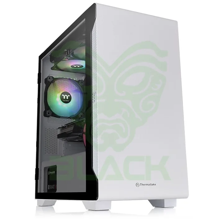 GABINETE TT S100 MID-TOWER TG FAN X1 WHITE