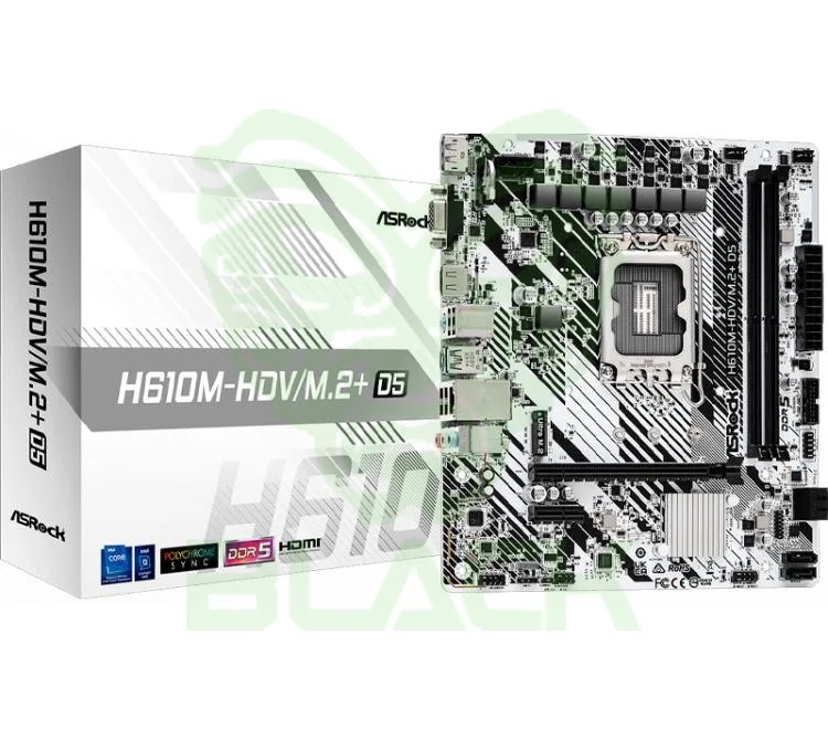 MOTHER ASROCK H610M-HDV/M2+ DDR5 S1700