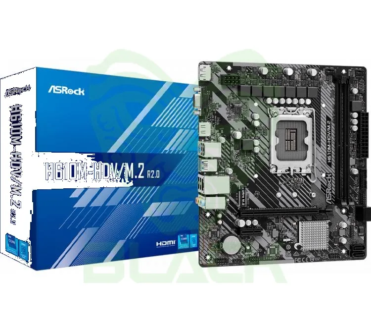MOTHER ASROCK H610M-HDV/M2 R2.0 DDR4 S1700