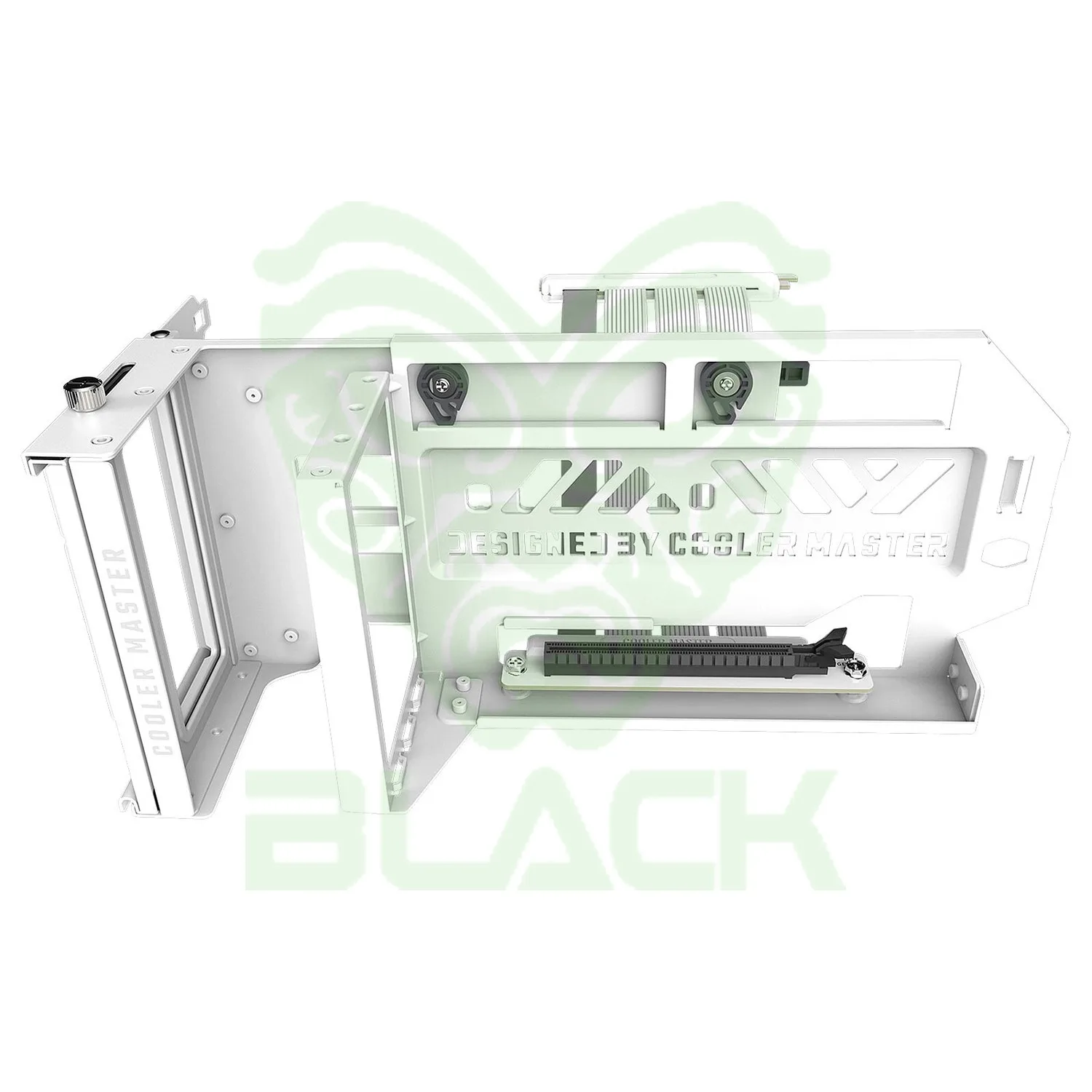 VERTICAL GRAPHICS CARD HOLDER KIT V3 COOLER MASTER SOPORTE VGA WHITE C/CABLE RISER PCIE 4.0