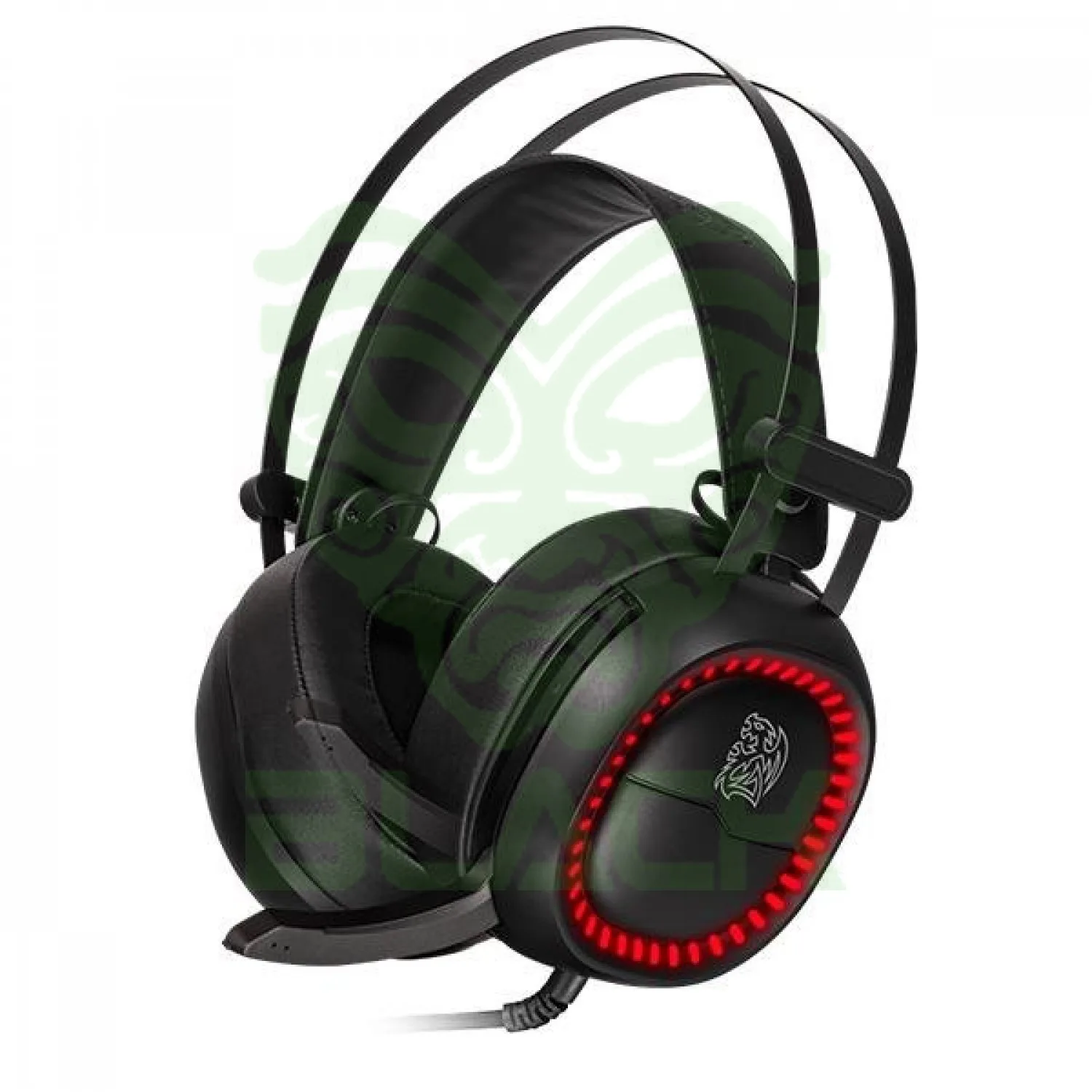 AURICULARES TT ESPORTS HT/SHOCK PRO RGB 7.1 DIGITAL BLACK FULL SIZE RGB COLOR LED