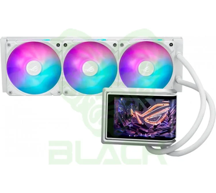 COOLER CPU ASUS ROG RYUO IV 360 WHITE ARGB 6.67" AMOLED SCREEN WATER COOLER