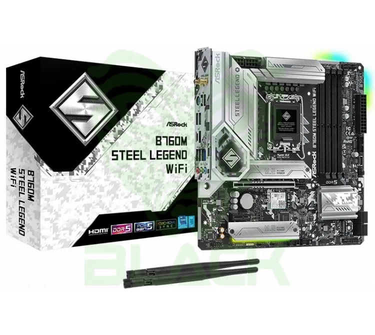 MOTHER ASROCK B760M STEEL LEGEND WIFI LGA1700 DDR5