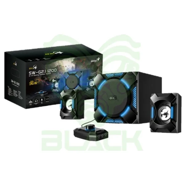PARLANTES GENIUS SW-G2.1 1200 BLK 100-24V