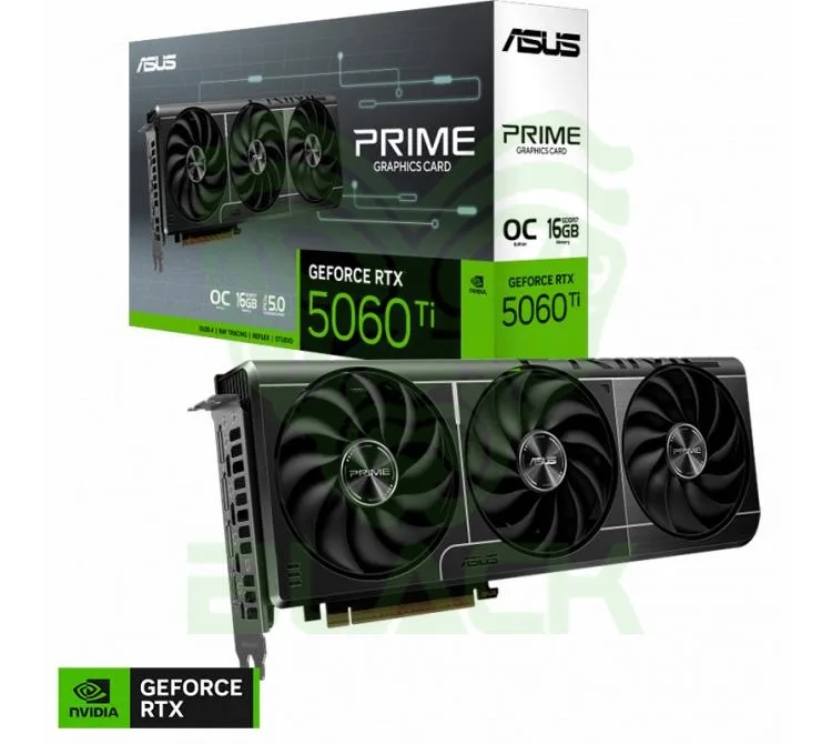 PLACA DE VIDEO ASUS PRIME GEFORCE RTX 5060 TI 16GB GDDR7 OC