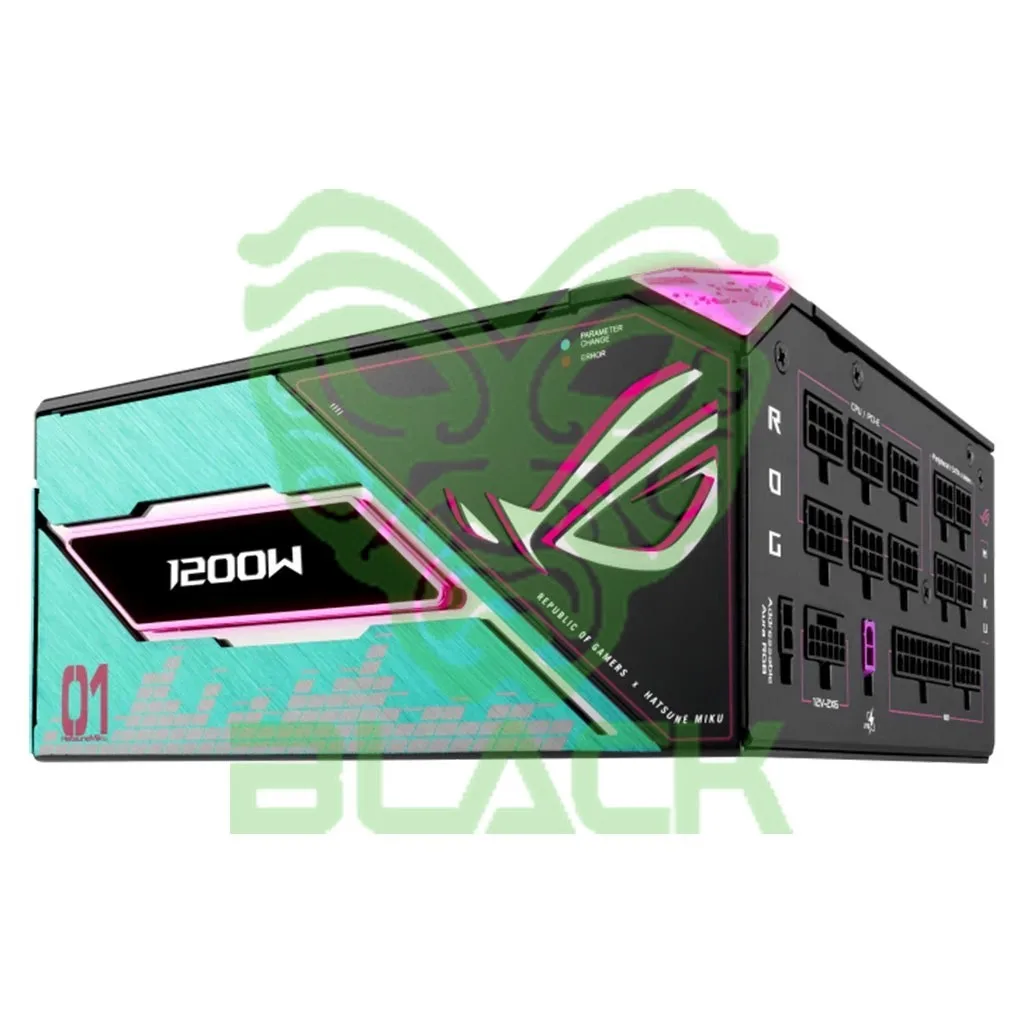 FUENTE ASUS ROG THOR 1200W 80+ PLATINUM FULL MODULAR MIKU EDITION