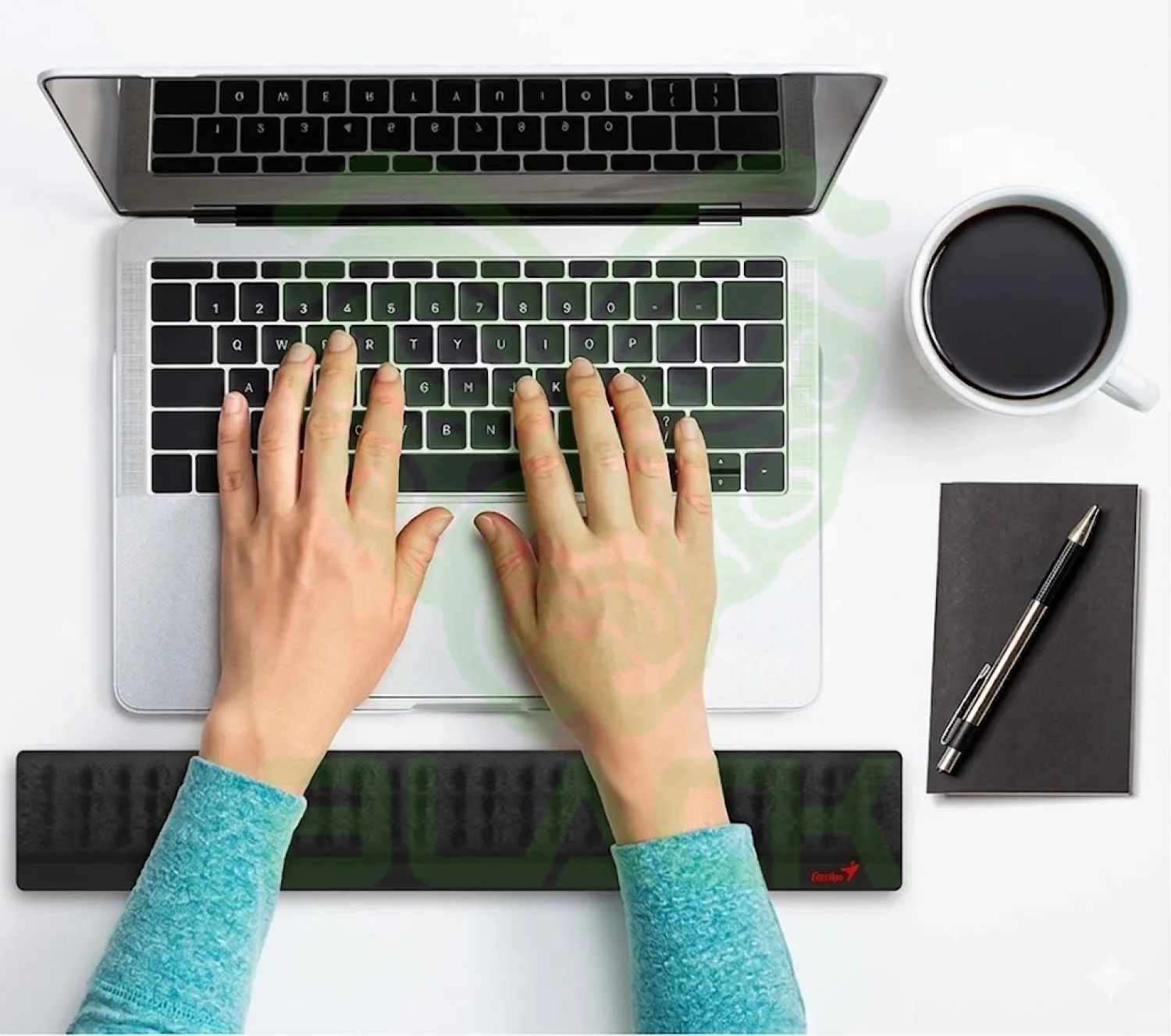 APOYA MUÑECAS PAD TECLADO GENIUS G-WP 200M VISCOELASTICO
