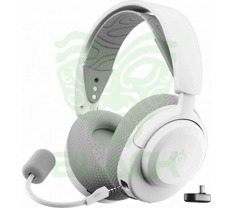AURICULARES STEELSERIES ARCTIS NOVA 3P WIRELESS 2.4GHZ BLUETOOTH 5.3 LIGHTWEIGHT DYNAMIC RGB CLEARCAST GEN 2.X PC/PS WHITE 40HS