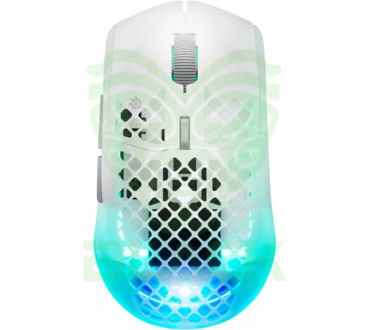 MOUSE STEELSERIES AEROX 3 GEN2 WIRELESS 2.4GHZ BLUETOOTH POLLING 4K SENSOR TRUEMOVE 26K WHITE