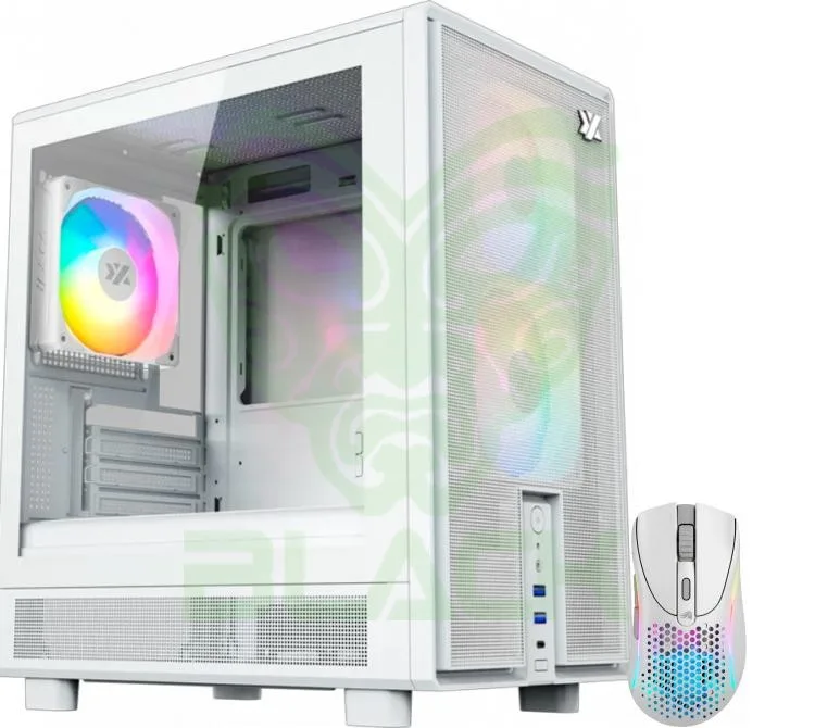 MOUSE GLORIOUS MODEL D 2 WIRELESS 2.4GHZ BLUETOOTH 5.2 MATTE WHITE RGB 26K DPI 66GR 110HS