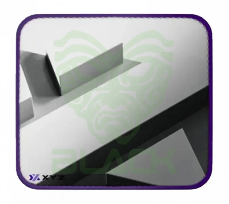 MOUSE PAD XYZ WHITE L 450X400MM