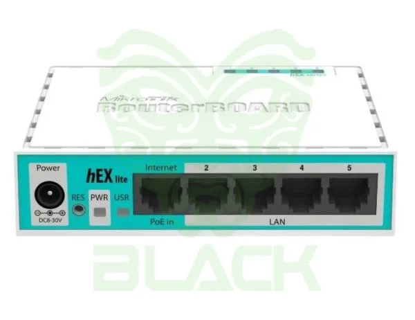 RB MIKROTIK 750R2 5ETHERNET LVL4 CASE Y FUENTE S/F