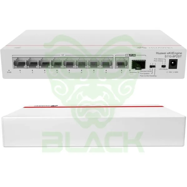 SWITCH HUAWEI EBG 8P GE 1P-SFP GE POE+(124W)NO ADMIN 264V