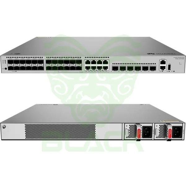 SWITCH HUAWEI EBG 24P SFP-GE/4SFP+ 10GE/8P GE COMBO L3 STK