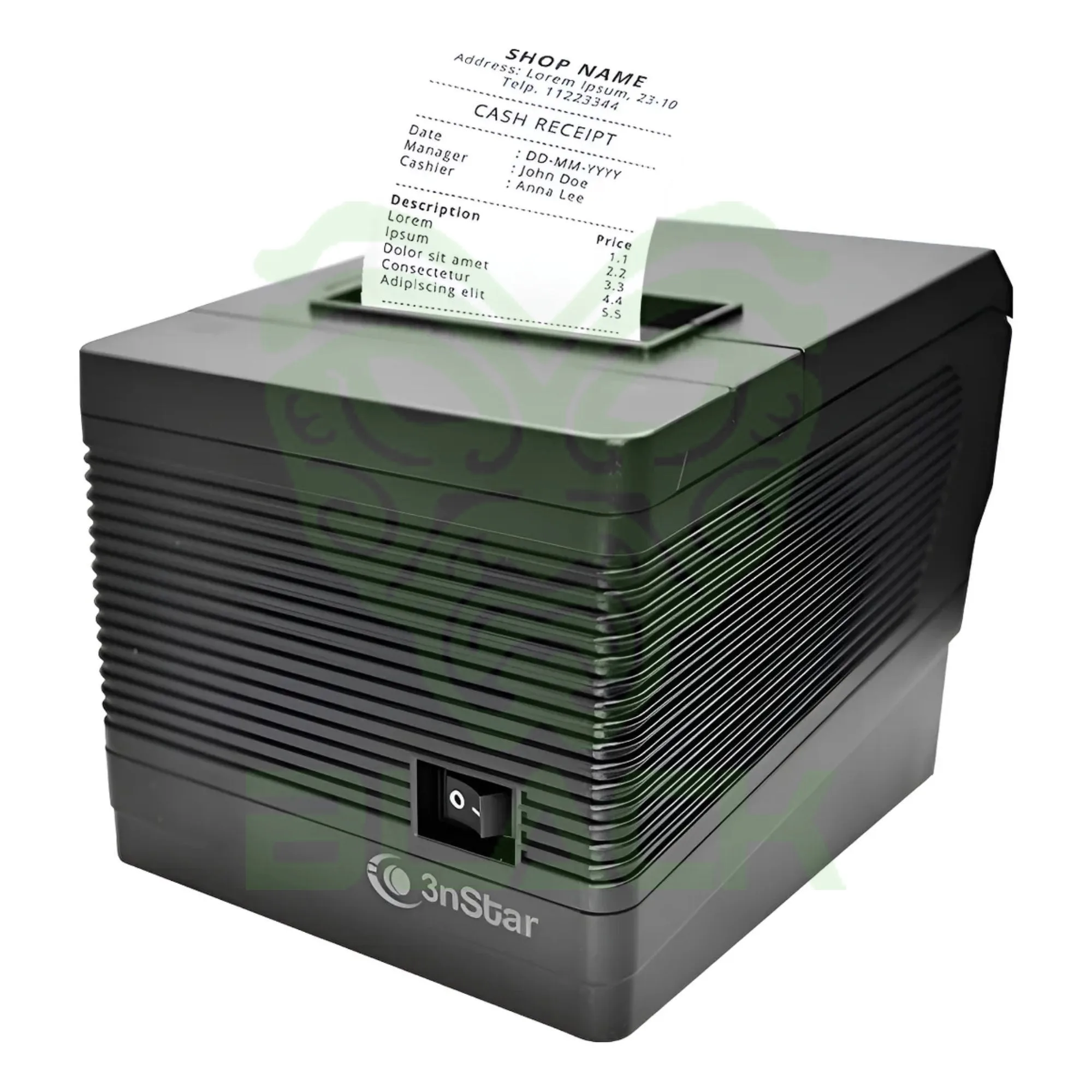 IMPRESORA TERMICA DE RECIBOS 3NSTAR RPT008 LAN+USB+SERIAL 80MM NEGRO