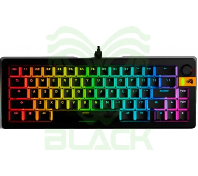 TECLADO MECANICO GLORIOUS GMMK3 HE 75% RGB HALL EFECT 8K HZ BLACK US