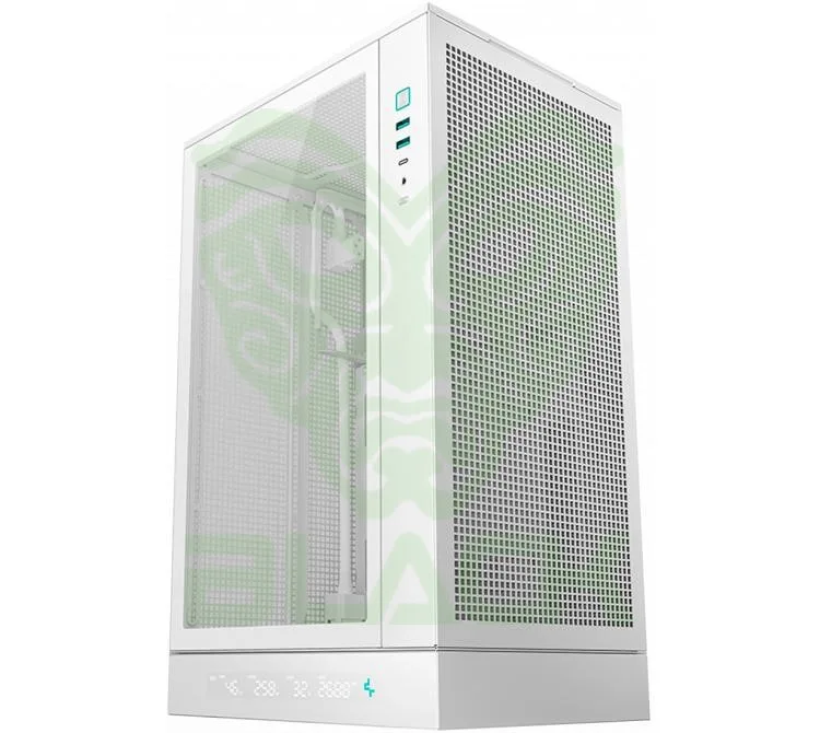 GABINETE DEEPCOOL CH270 DIGITAL WHITE VERTICAL USB-C