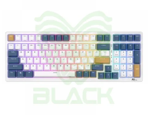 Teclado Royal Kludge RK 98% Tri - Modes (Klein Blue)