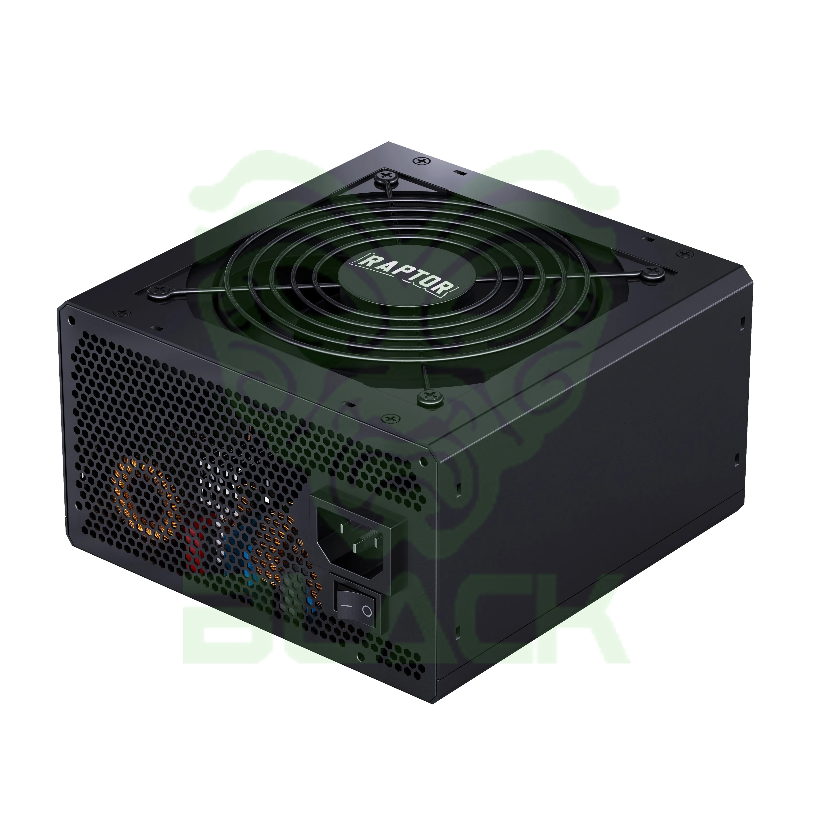 FUENTE RAPTOR VOLT 1000W 80 PLUS GOLD FULL MODULAR PCIE 5.1 NEGRA