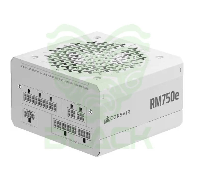 FUENTE CORSAIR RM750E 2025 750W CYBERNETICS PLATINUM FULL MODULAR PCIE 5.1 WHITE