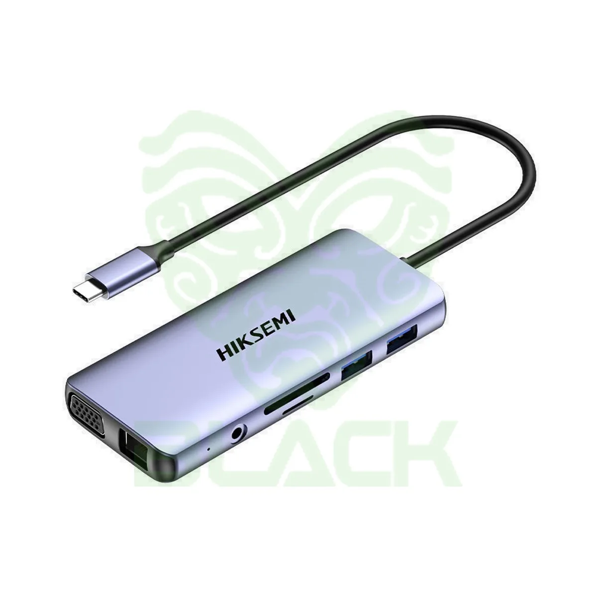 ADAPTADOR HUB HIKSEMI MULTIFUNCION TIPO C 11 EN 1 DS11