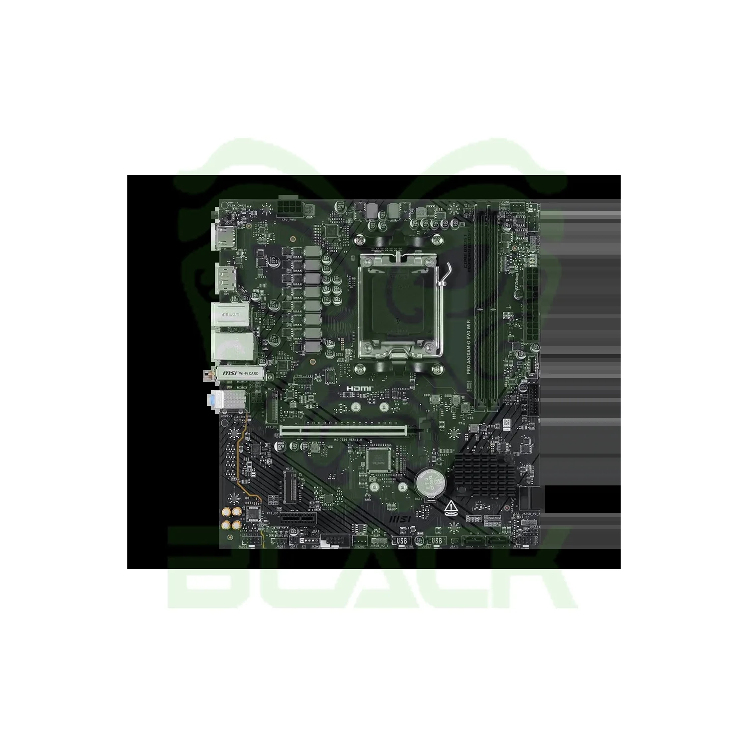 MOTHERBOARD MSI PRO A620AM-G EVO WIFI AM5 DDR5