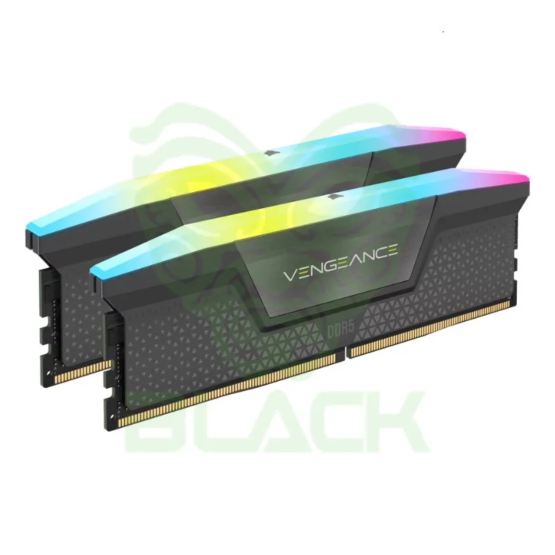 MEMORIA DDR5 CORSAIR 16GB (2X8GB) 6000 MHZ VENGEANCE RGB AMD EXPO & INTEL XMP CL36