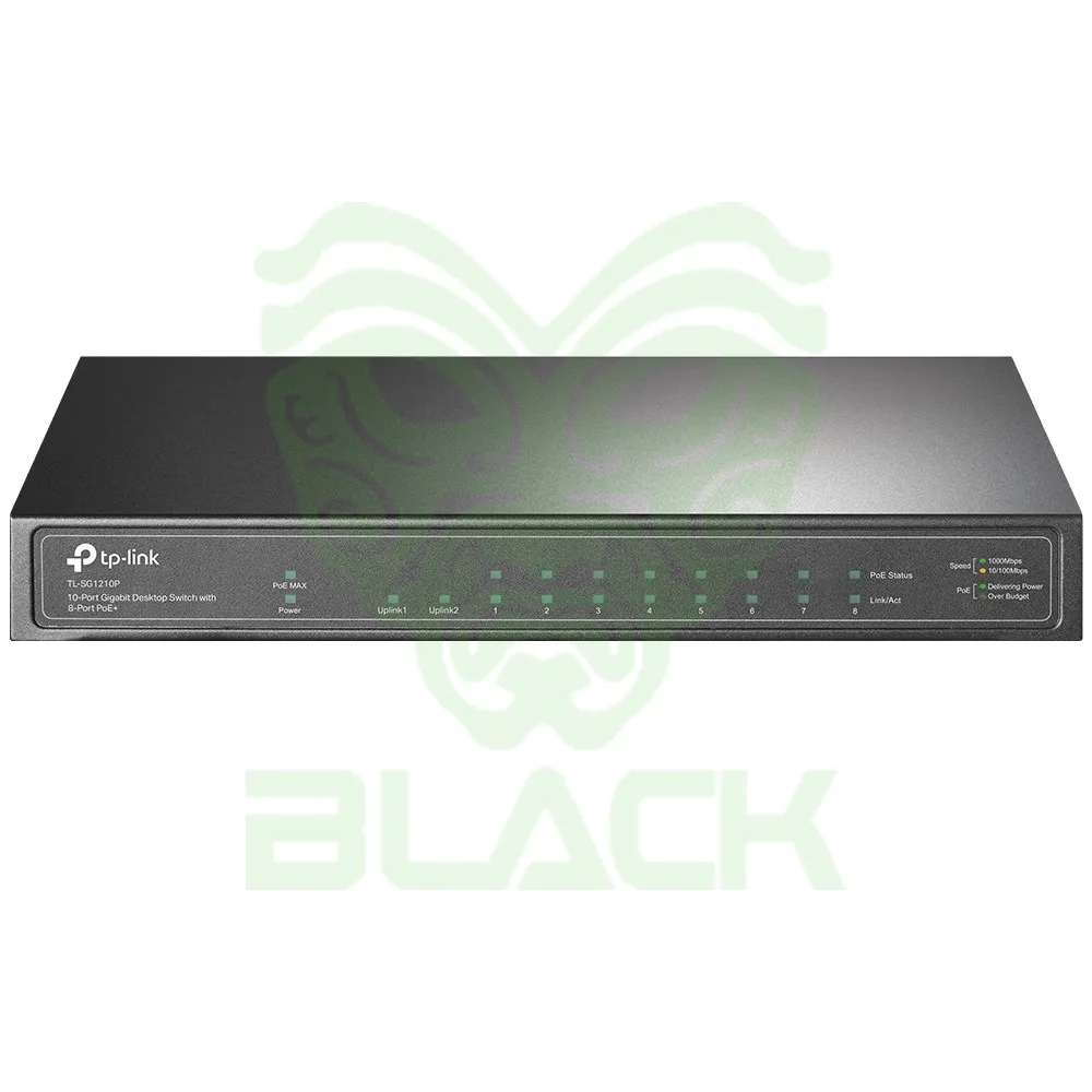 TL-SG1210P SWITCH GIGABIT 9P 8POE+ 1SFP TP-LINK