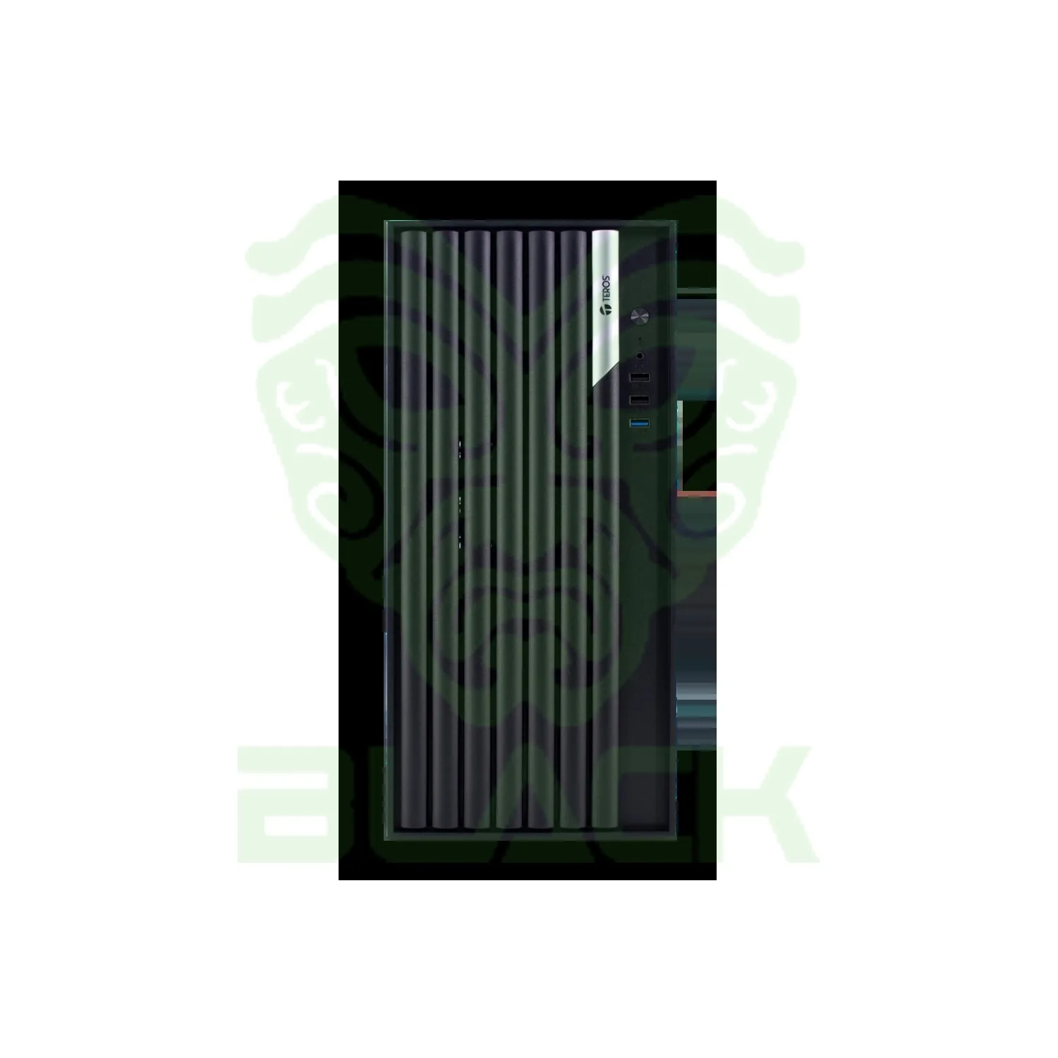 GABINETE TEROS TE-1036S MID TOWER FANS 120CM C/FUENTE 250W BLACK