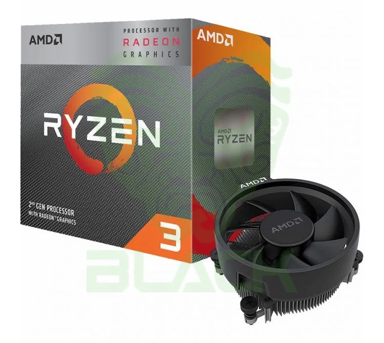 PROCESADOR AMD RYZEN 3 3200G 4.0GHZ TURBO + RADEON VEGA 8 AM4 + WRAITH STEALTH COOLER