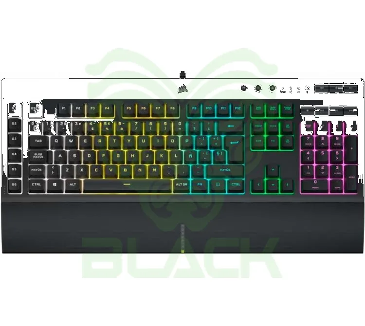 TECLADO MEMBRANA CORSAIR K55 CORE RGB ICUE ESP