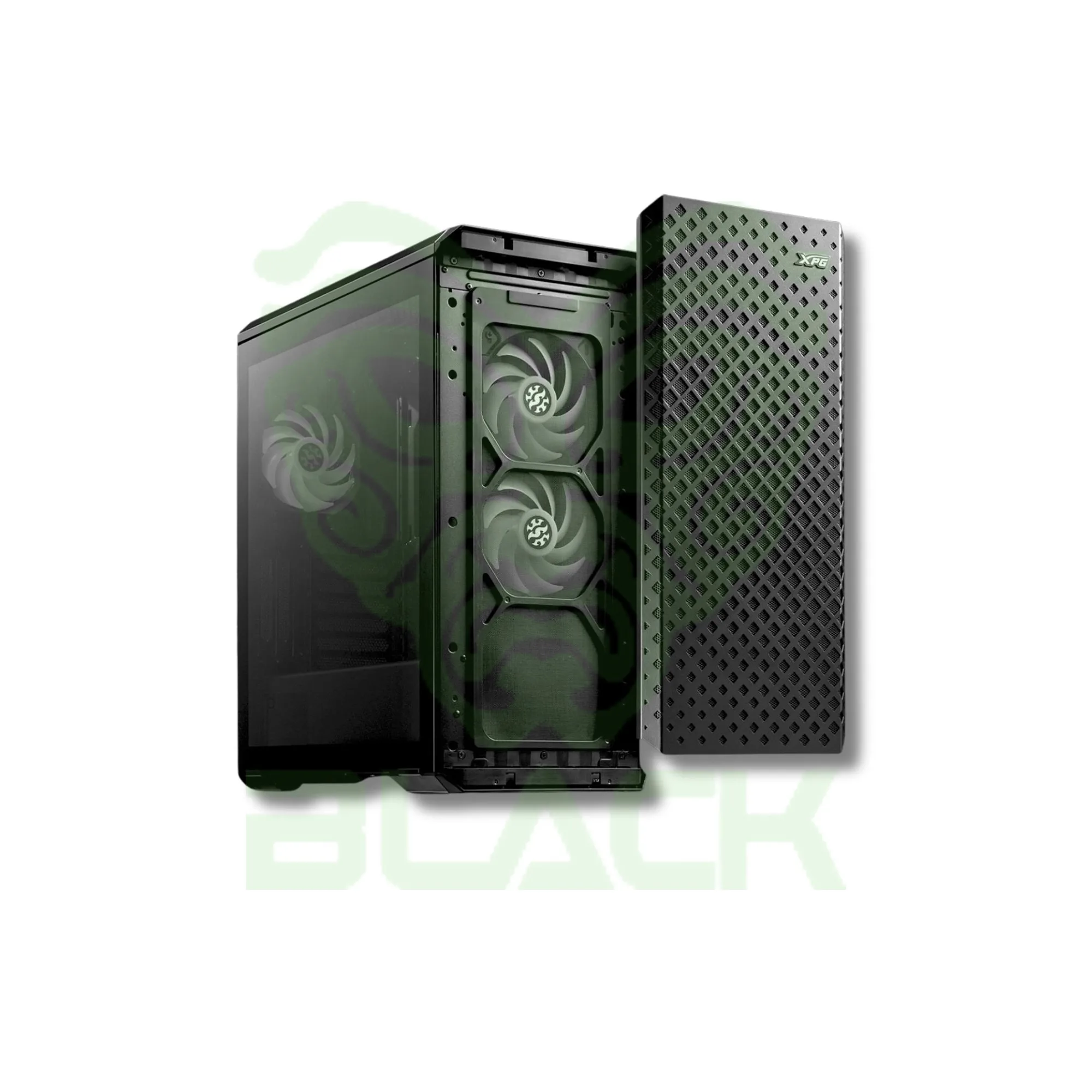 GABINETE XPG LANDER300 NEGRO CON ARGB Y VIDRIO TEMPLADO SOPORTE MICRO-ATX Y MINI-ITX