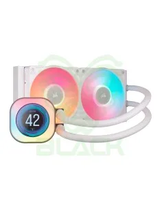 Water Cooling Corsair Icue Link Titan 240 Rx Lcd 2x CPU Cooler 240mm White