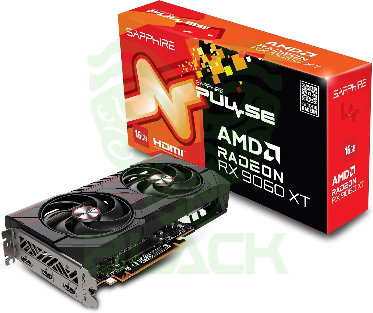PLACA DE VIDEO SAPPHIRE PULSE RX 9060 XT GAMING OC 16GB