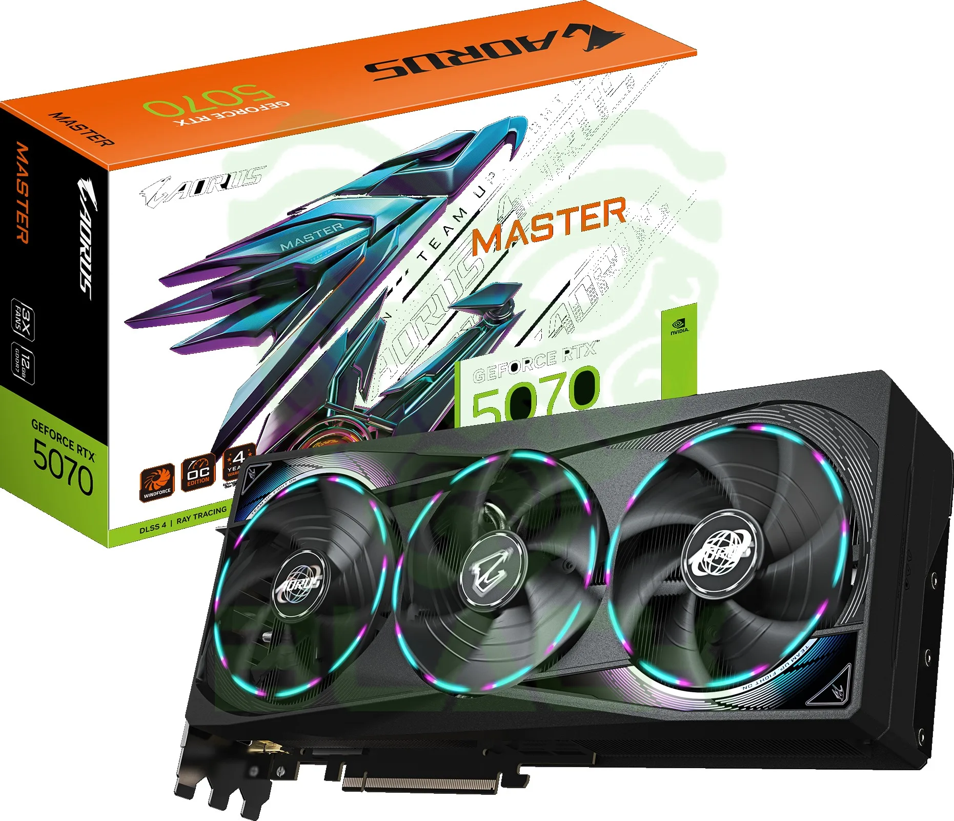 PLACA DE VIDEO GEFORCE RTX 5070 12GB GIGABYTE AORUS MASTER