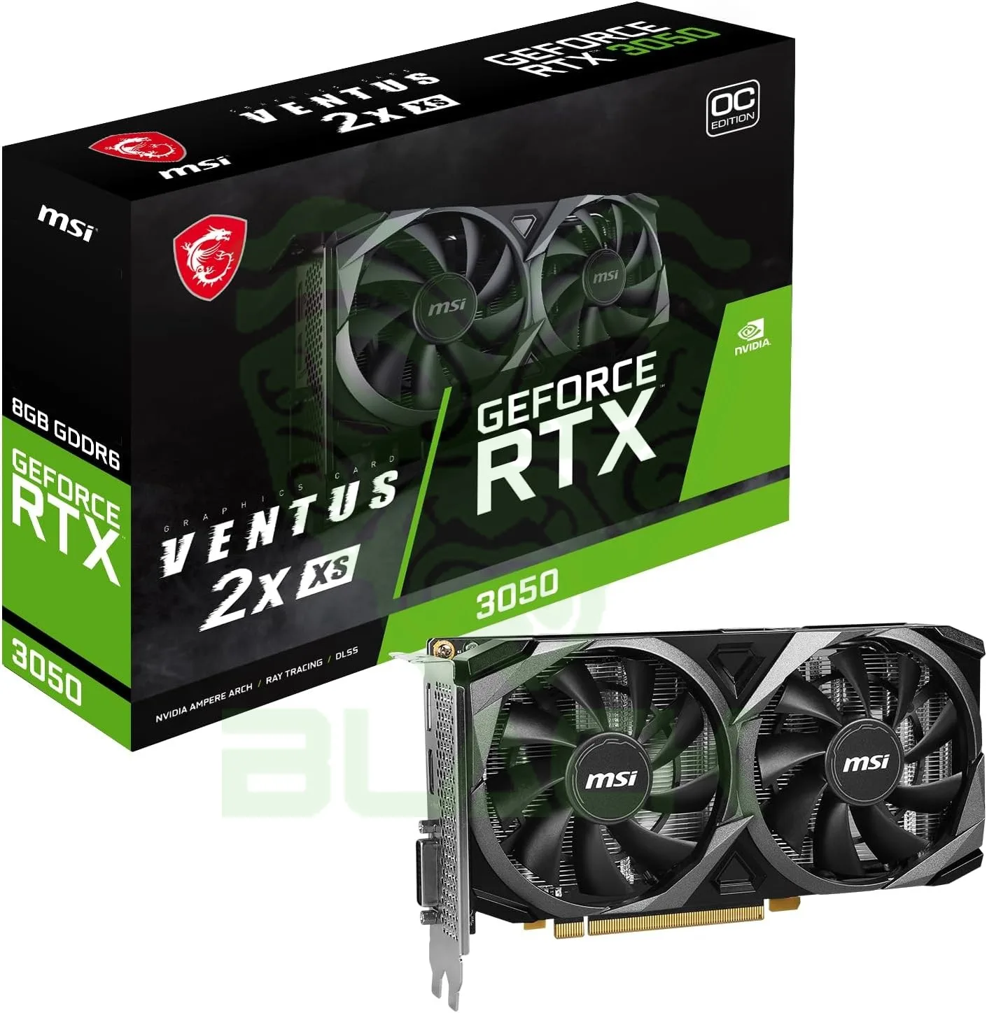 VGA 6GB RTX 3050 MSI VENTUS 2X 6G OC