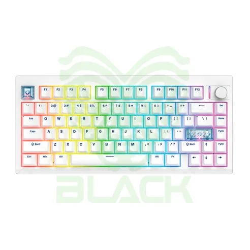 TECLADO MECÁNICO INALAMBRICO FANTECH MAXFIT8 MK921 WHITE (BROWN SWITCH)