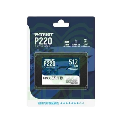DISCO SOLIDO SSD 512 GB PATRIOT P220 SATA 2.5