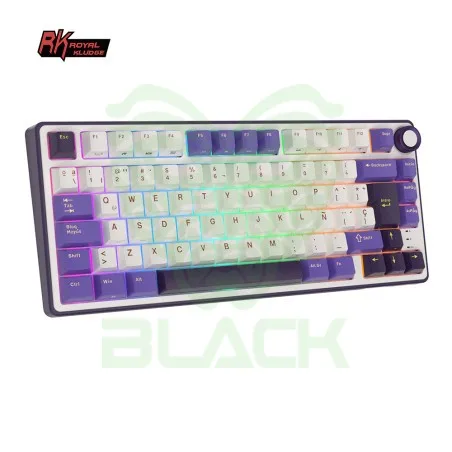 TECLADO ROYAL KLUDGE RKR75 BLACKBERRY SWITCH BROWN 75%
