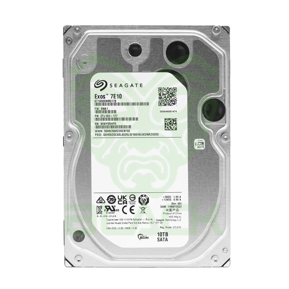 DISCO RIGIDO HDD SEAGATE 10TB SATA 3.5" 7200RPM ST10000NM017B