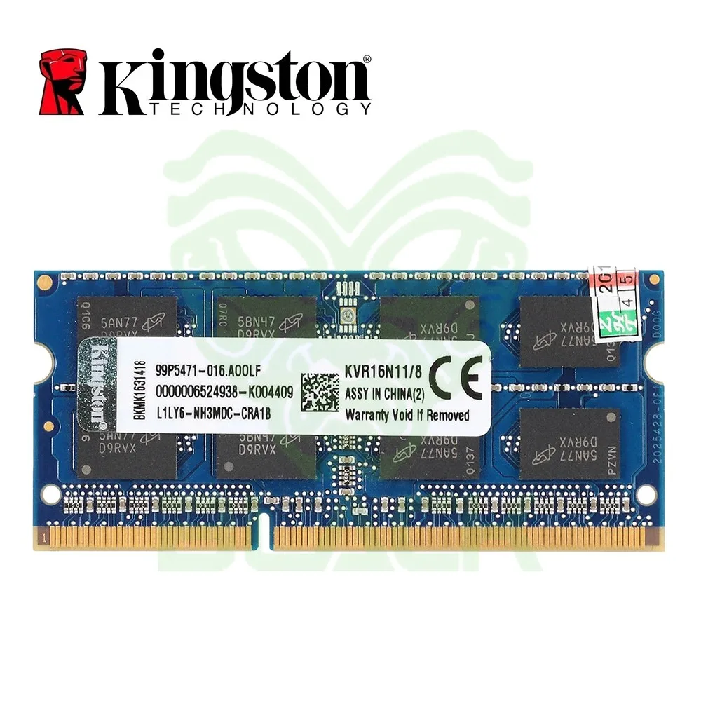MEMORIA RAM KINGSTON 8GB 1600MHZ DDR3L SODIMM