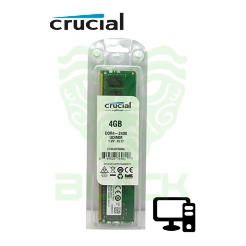 MEMORIA RAM DDR4 MARKVISION / CRUCIAL 4 GB 2400 MHZ OEM