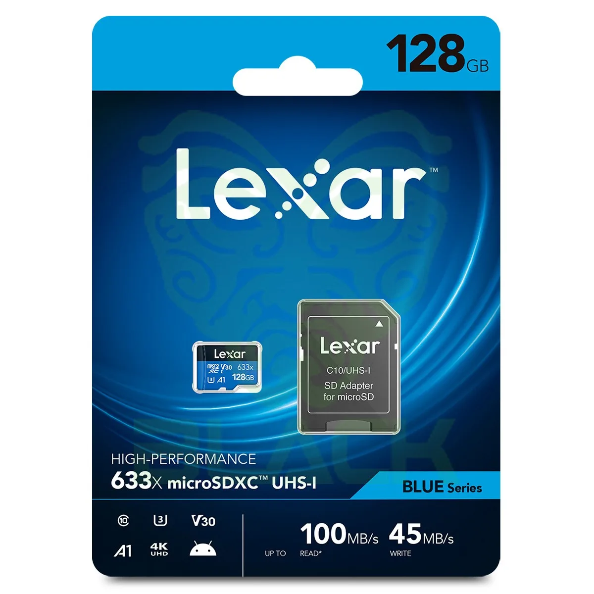 TARJETA MICROSDXC LEXAR 633X 128GB UHS-I C10 CON ADAPTADOR