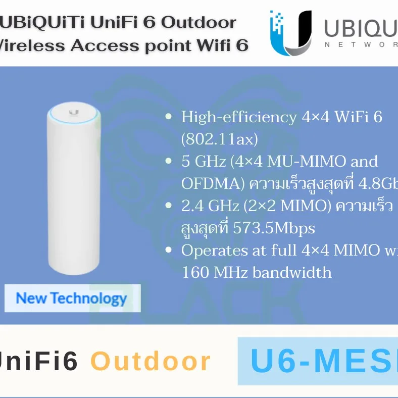 AP OUT.UBIQUITI UNIFI INDOOR-OUTDOOR 4X4 WIFI 6 AP
