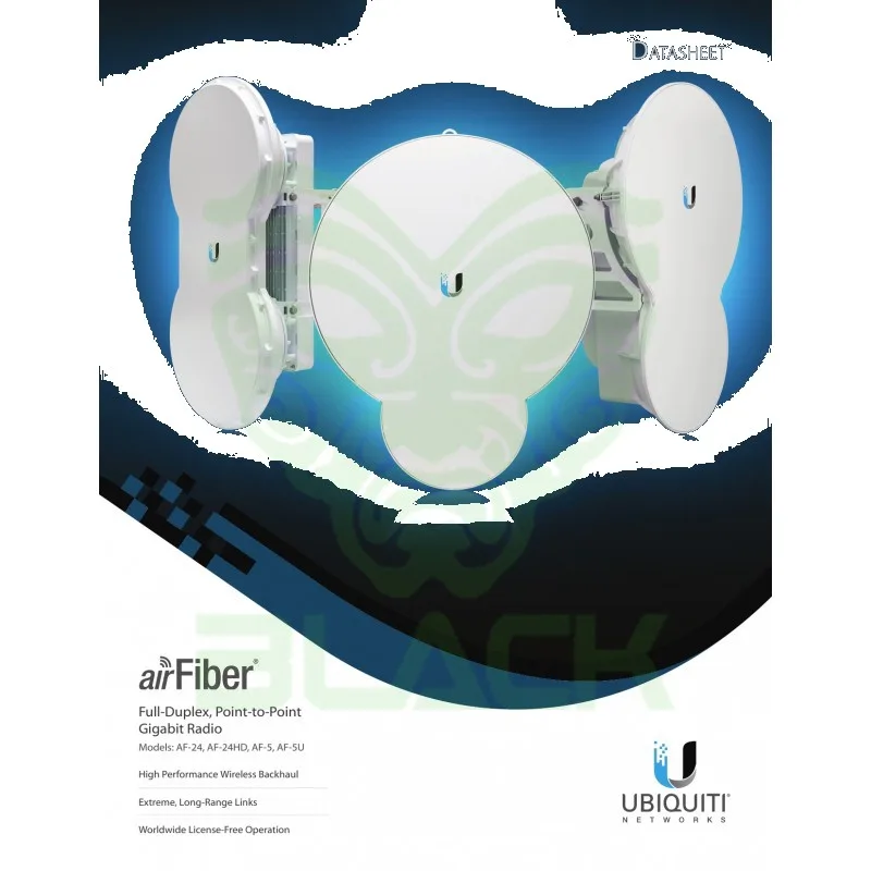 AP OUT.UBIQUITI AIRFIBER 24 GHZ 1.4 GBPS PTP HASTA 13 KM